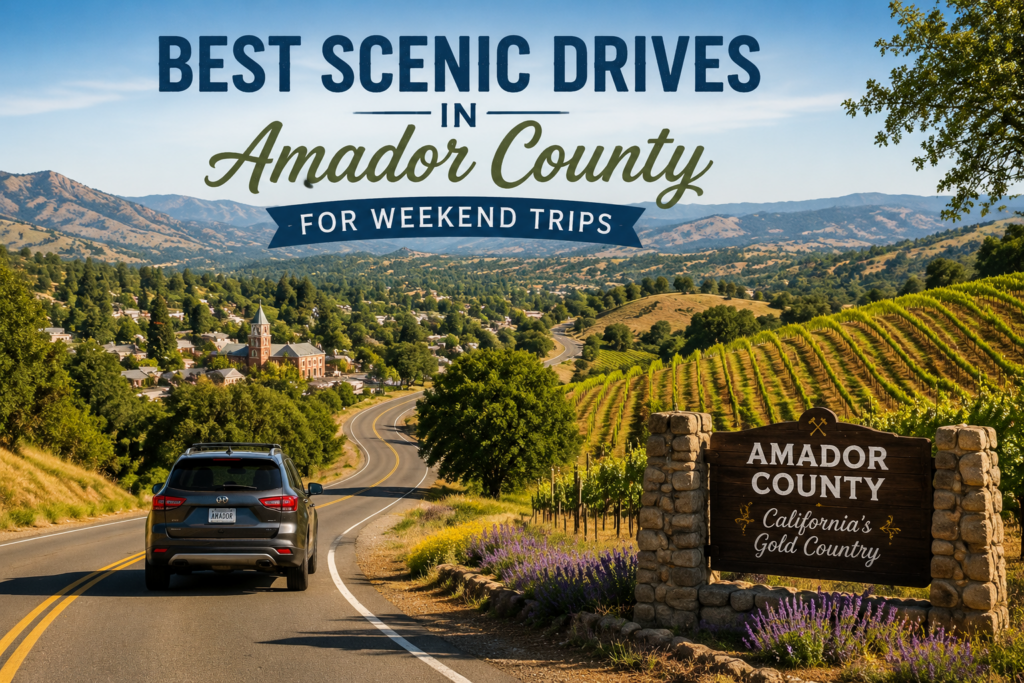 Best Scenic Drives in Amador County for a Weekend Trip